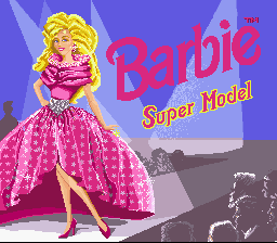Barbie Super Model Title Screen